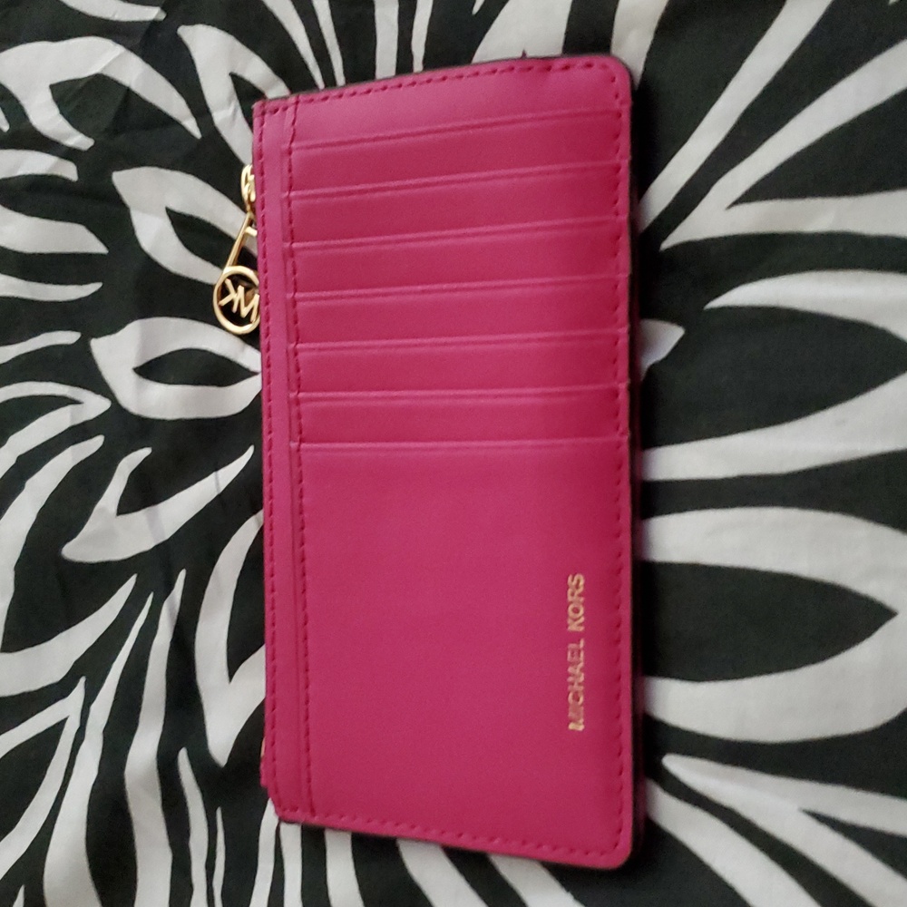 Michael Kors Pink Card Holder